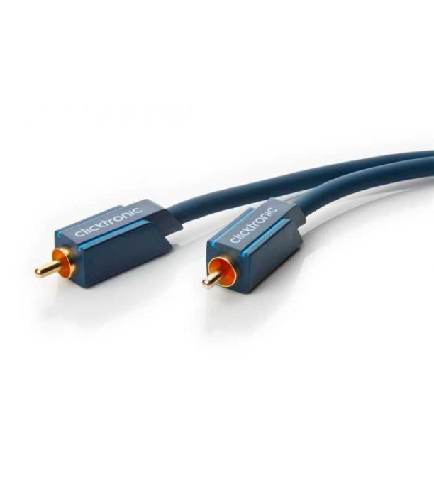 Cablu audio-video Profesional 1x RCA tata-tata 2m 75ohm cupru AWG23