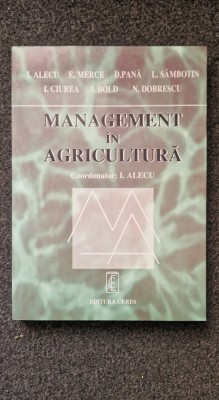 MANAGEMENT IN AGRICULTURA - Alecu foto