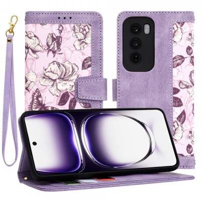 Husa pentru Oppo Reno12, Techsuit, FlipCraft, Mov foto