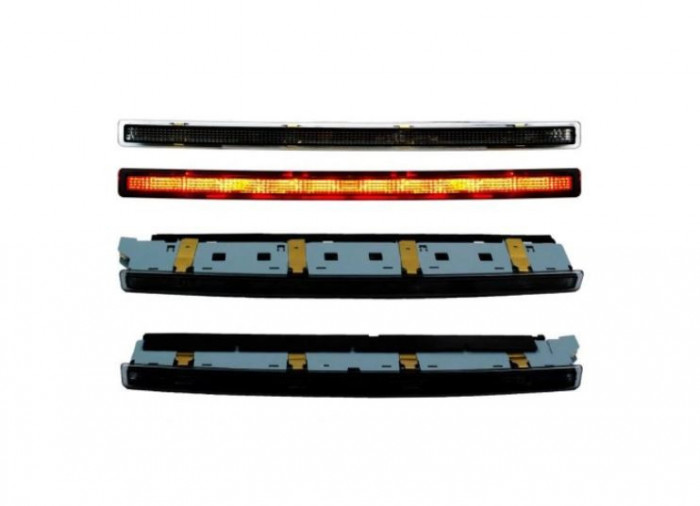 Lampa frana, stop suplimentar AUDI A4 (B6), 11.2000-11.2004 COMBI, Centru, LED; rosu-fumuriu; tuning;