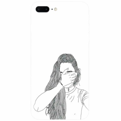 Husa silicon pentru Apple Iphone 7 Plus, Dont Look foto