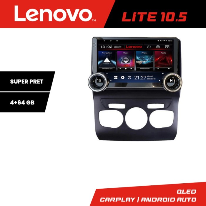 Navigatie Citroen C4 2011-2016 Kit-241 Lenovo 8 core 4+64 10.5 inch Incell 1K android Wifi 5Ghz gps internet C CarStore Technology