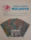 1970 Reclama UTM Uzinele Textile Moldova BOTOSANI comunism epoca aur 26 x20 moda