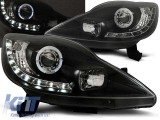 Set de faruri de tuning potrivit pentru PEUGEOT 107 2005-2011, stanga si dreapta Performance AutoTuning