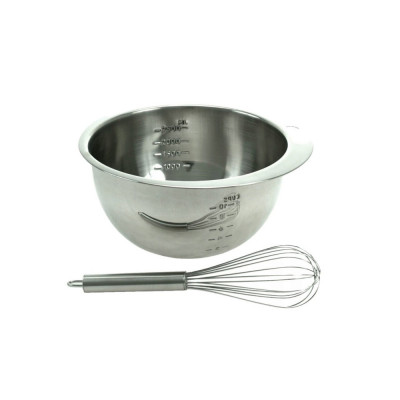 Set bol si tel, fabricate din inox, capacitate vas 2.5 litri 21-25 cm, Kinghoff foto