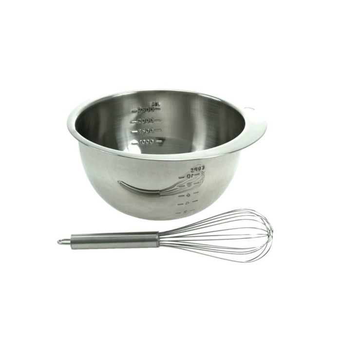 Set bol si tel, fabricate din inox, capacitate vas 2.5 litri 21-25 cm, Kinghoff