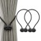 Bratara magnetica de prindere perdele/draperii, model BLACK BALLS