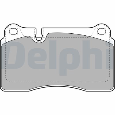 DELPHI LP2012 set placute frana,frana disc foto