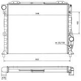 NRF 58743 Radiator, racire motor