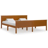 Cumpara ieftin Cadru de pat, maro miere, 180x200 cm, lemn masiv de pin