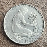 C50 - Moneda foarte veche - Germania - 50 pfennig - 1989 litera G