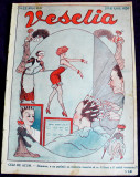 Revista &rdquo;VESELIA&rdquo; &ndash; Nr. 25 / 1936, ilustratii erotice art deco, ilustrator PAL