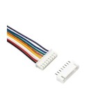 Cablu cu conectori 8pini JST pas 2.54mm mama + tata PCB, Generic