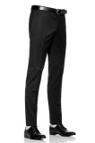 Pantaloni barbati slim negri PT1858