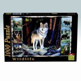 Puzzle Wildlife Lup 1000 piese, Jad