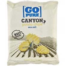 Chipsuri din Cartofi cu Sare de Mare Canyon Bio 125gr Go Pure Cod: 652509 foto