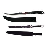 Set doua sabii de vanatoare, DEPOX&reg;, Fire Blade, 70 cm, teaca inclusa