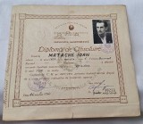 Ministerul Invatamantului si Culturii - Republica Populara Romana - Facultatea Muncitoreasca, DIPLOMA de absolvire