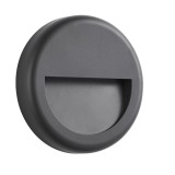 Aplica exterior cu LED Lunera R KL121052, 4W, 440 / 520 / 500lm, lumina calda / neutra / rece, pentru scari, gri, modern