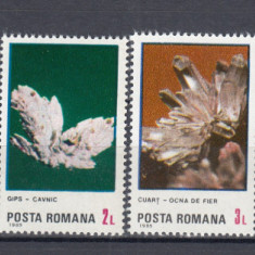 ROMANIA 1985 LP 1143 FLORI DE MINA SERIE MNH