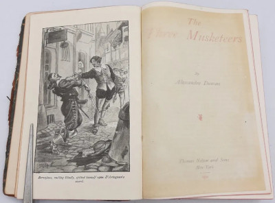De colectie,foarte rara! Carte &amp;quot;The Three Musketeers &amp;quot; A.Dumas 1910 ! foto
