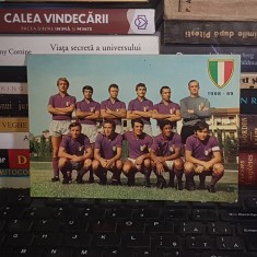 FOTBAL ~ FOTOGRAFIE VECHE TIP CARTE POSTALA : FIORENTINA , 1968-69
