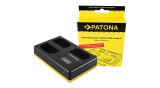 Canon LP-E6 EOS LP-E6 EOS 5D 60D 6D 7D EOS70D EOS-70D &icirc;ncărcător triplu cablu USB tip C - Patona