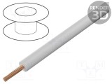 Cablu litat 1x2,5mm2 PVC alb 1000V 100m ELECTRO-PJP