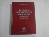ISTORIA GUVERNELOR ROMANIEI - STELIAN NEAGOE - editia a3a