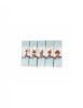 Set 5 martisoare tip brosa cu diferite modele colorate pentru 1 si 8 martie