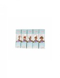 Set 5 martisoare tip brosa cu diferite modele colorate pentru 1 si 8 martie