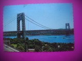 HOPCT 7875 PODUL GEORGE WASHINGTON -RIUL HUDSON -NEW YORK -STAMPILOGRAFIE/FRANCATURA-SUA-AMERICA DE NORD -CIRCULATA, Printata