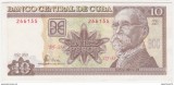 !!! CUBA - 10 PESOS 2003 - P 117 f - UNC / SERIA DF-33 / CEA DIN SCAN