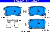 ATE 13.0460-2615.2 set placute frana,frana disc