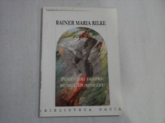 POVESTIRI DESPRE BUNUL DUMNEZEU - RAINER MARIA RILKE foto