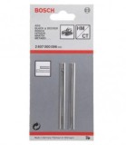 Set 2 cutite pentru rindele de 82mm, drept, cu carburi de tungsten, 40gr drept, carbur - 3165140010450, Bosch