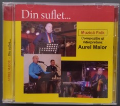 CD ORIGINAL EUROSTAR: AUREL MAIOR - DIN SUFLET... (2011 / 2016) [MUZICA FOLK]