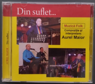 CD ORIGINAL EUROSTAR: AUREL MAIOR - DIN SUFLET... (2011 / 2016) [MUZICA FOLK] foto