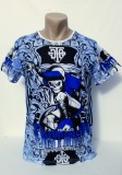 Tricou barbați schelet - L