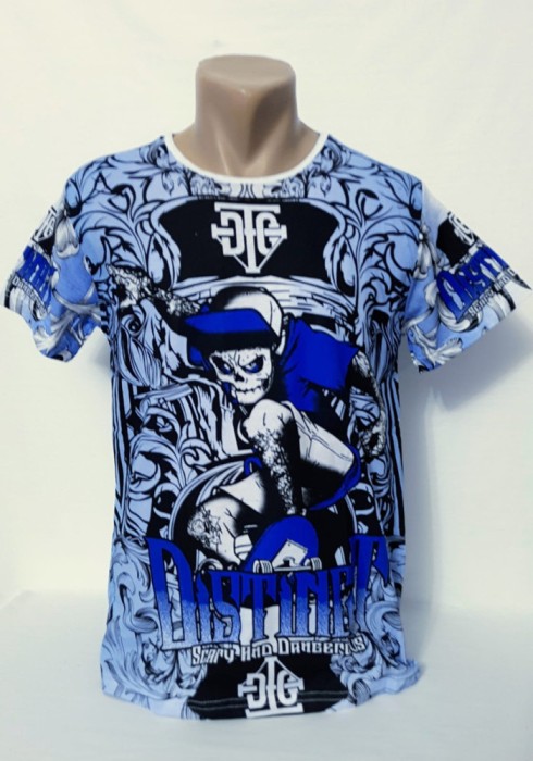 Tricou barbați schelet - M
