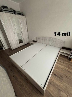 Pachet Dormitor pat/saltea/dulap/noptiere foto