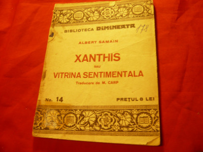 Albert Xanthis sau Vitrina Sentimentala - Colectia Dimineata nr.14 ,62pag. ,trad foto