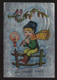 CPIB 19862 CARTE POSTALA - FELICITARE, LA MULTI ANI, ARGINTIE, Circulata, Fotografie