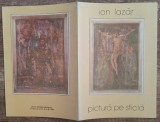Pliant expozitie pictura pe sticla Ion Lazar 1989