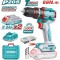 TOTAL - MASINA DE GAURIT CU PERCUTIE - 20V-2AH - MOTOR FARA PERII (INCLUDE 2 ACUMULATORI, 1 INCARCAT PowerTool TopQuality