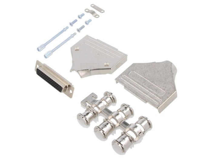 Conector mufă D-Sub HD 44 pini, pe cablu