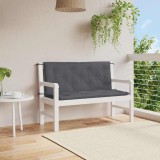 Cumpara ieftin Pernă bancă de grădină antracit 120x(50+50)x7cm material oxford