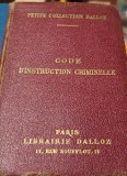 CODE D INSTRUCTION CRIMINELLE