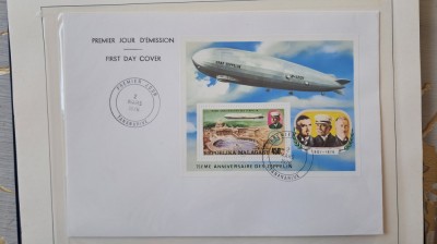 ZEPPELIN 1976 Madagascar Bl11 MNH foto