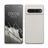 Husa kwmobile pentru Google Pixel 7 Pro, Silicon, Alb, 59452.48, Carcasa